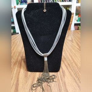 Premier Designs Glowing necklace and earrings set